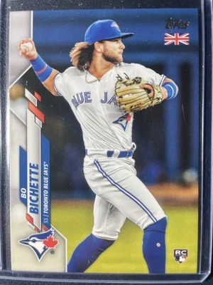 Bo Bichette 2020 Topps UK #200 SP RC ROOKIE Toronto Blue Jays - Image 1 of 2