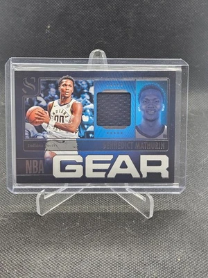 2024-25 Panini Silhouette NBA JERSEY GAME WORN GEAR Canadian Bennedict Mathurn - Image 1 of 2