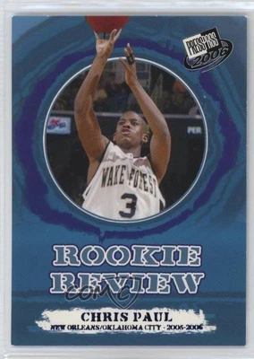 Press Pass Rookie Review 2006 azul Chris Paul #B39 Foto 1 de 2
