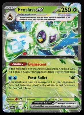 Froslass ex 003/182 SV04: Paradox Rift Pokémon Card - Image 1 of 2