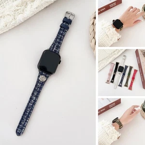 Kamelie Leder verstellbares Armband für Apple Watch Series 10 9 8 7 6 5 4 Ultra SE - Bild 1 von 22