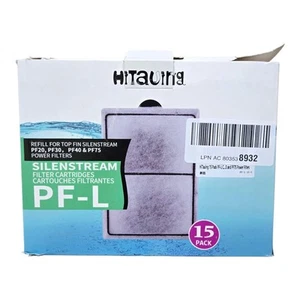 HITAUING SILENSTREAM PF-L FILTER Cartridge - 15 Count/Box - 6.5" x 4.5" NEW - Picture 1 of 2