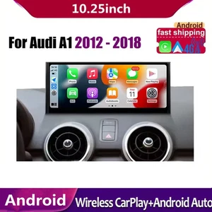 Car Touch Screen For Audi A1 12-18 GPS Navi Android Carplay Monitor Multimedia - Bild 1 von 12