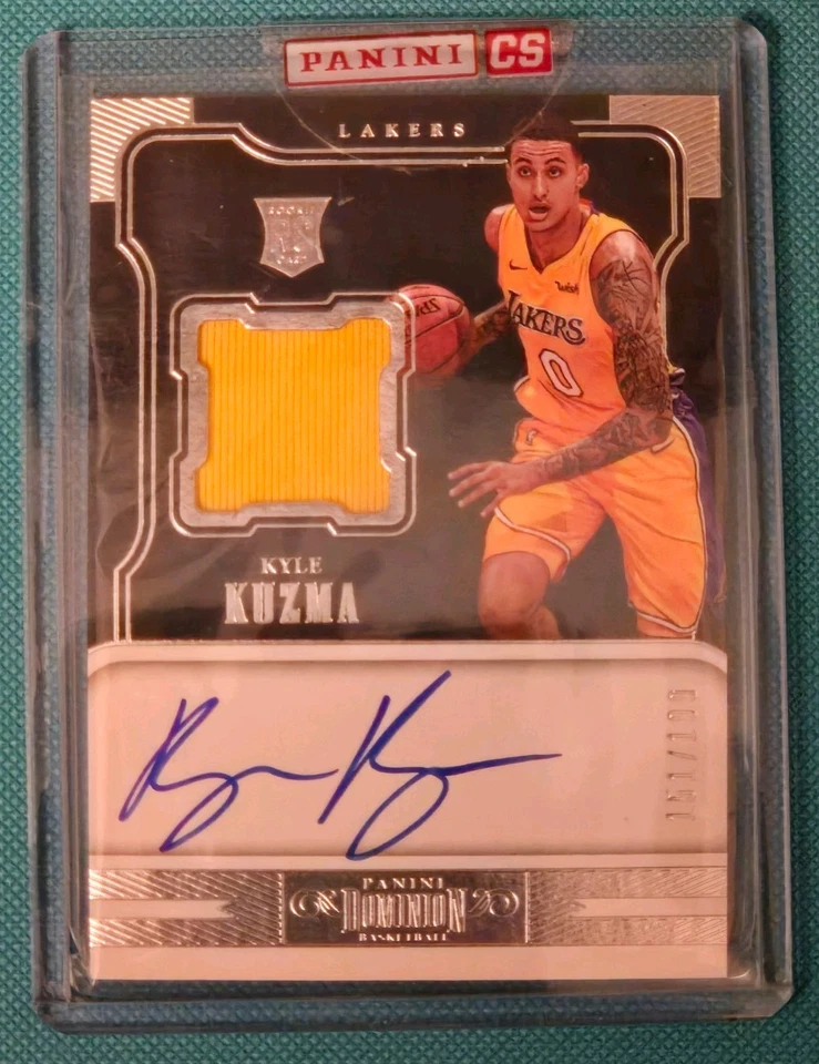Kyle Kuzma - 2017-18 Panini Dominion - Rookie Jersey Autographs - #148 /199 - Image 1 of 4