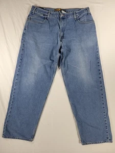 Vintage Levis SilverTab Jeans Mens 38x33* Loose Fit Baggy Skater Y2K Denim EUC - Picture 1 of 11