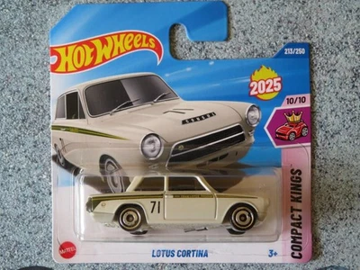 Hot Wheels H5L 213 LOTUS ford CORTINA cream green 2025 213/250 CaseL - Image 1 of 2