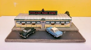 Highland Park Diner Danbury Mint Model Train Railroad 1993 Vintage Free Shipping - Picture 1 of 6