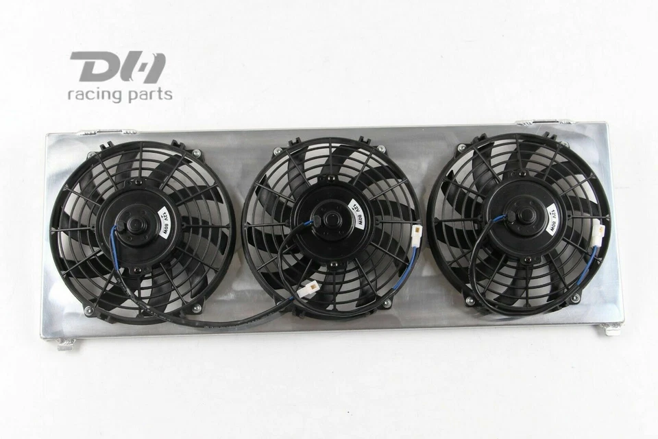 Cubierta de aluminio y ventiladores de 3x9" para Jeep Cherokee/Comanche/Wagoneer 94 95 1991-2001  Foto 1 de 4