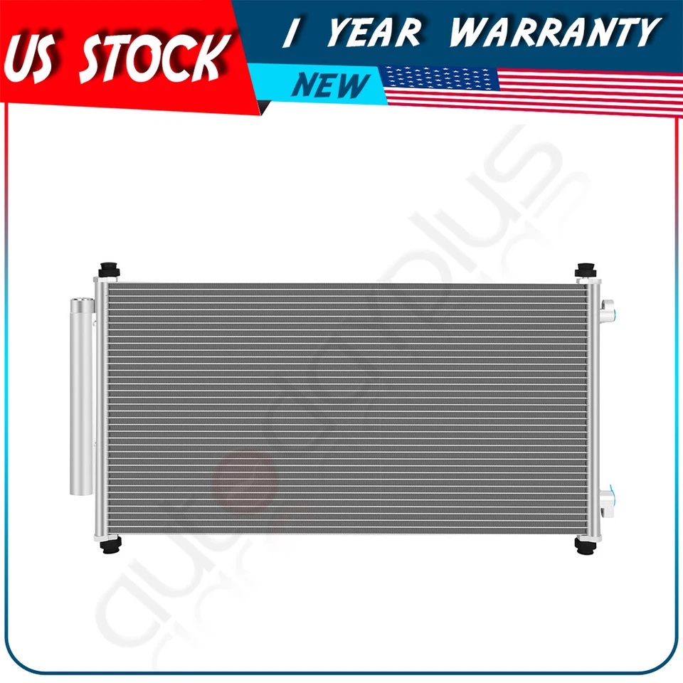 3599 New A/C Aluminum Condenser for 2007 2008 2009 2010 2011 Honda CR-V 2.4L L4 - Image 1 of 1