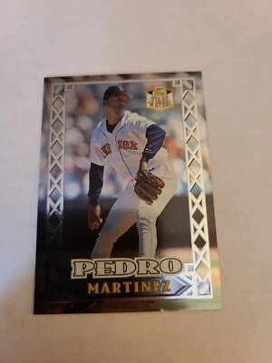 1999 Topps Stars 'n Steel Pedro Martinez #24 HOF - Image 1 of 2