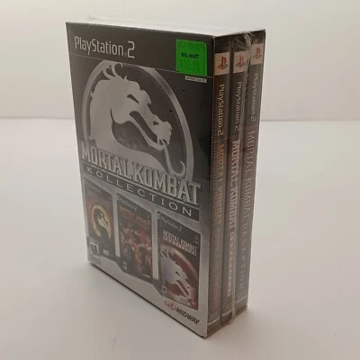 Mortal Kombat Collection Game Box Sony PlayStation 2 Ps2 Sony New Sealed 3 GAMES - Image 1 of 4
