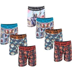 STAR WARS Boys' Baby Yoda Mandalorian Underwear 6 Pack New With Tags Size 8 - Picture 1 of 3