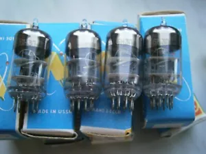 4 * 6N3P 10/1976 NOS NF Double Triode ~ 2C51 5670 WE396A Tube Amp Preamp - Picture 1 of 3