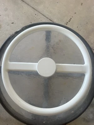 Vintage boat steering wheel 17.5” Good Shape - Image 1 of 4