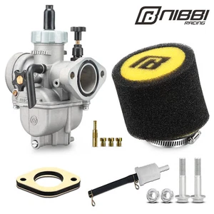 NIBBI PE19mm Flange Carburetor Carby Air Filter For 100-125cc Quad ATV Dirt Bike - Picture 1 of 11