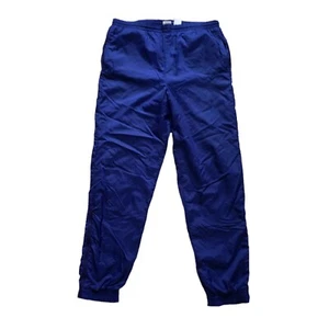 Vintage Nike Blue Windbreaker Lined Pants Joggers Grey Tag Size Medium - Foto 1 di 6