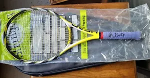 Michelle Larcher de Brito Game USED Worn Tennis RACQUET Signed 2008 US OPEN RARE - Picture 1 of 18