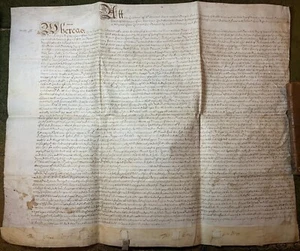 CHRISTS HOSPITAL, London. Court Judgment 1673 - Picture 1 of 1