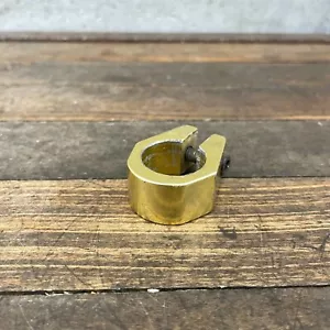 Old School BMX Seatpost Clamp Gold Faded 80s 90s Fits Excalibur Parts - Picture 1 of 12