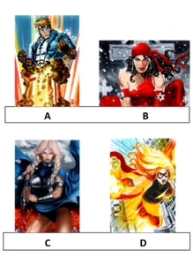 MARVEL COMICS 3-CARD LOT to CHOOSE ACEO PSC Handmade Sketch Card - Giovanni CIMA - Bild 1 von 10