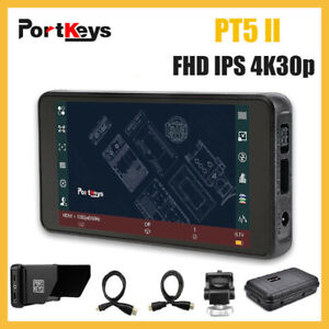 Portkeys PT5 II 5 inch 4K30p HDMI 3D LUT on-Camera Monitor FHD IPS Touch Screen