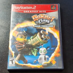 Ratchet & Clank: Going Commando PS2 Greatest Hits - Disc & Case, getestet, funktionsfähig - Bild 1 von 10