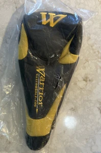 WARRIOR CUSTOM GOLF HEADCOVER HYBRID BLACK/YELLOW ZIPPERED/ PADDED BRAND NEW🔥 - Picture 1 of 4