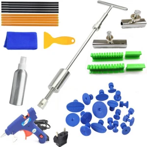 Auto Paintless Dent Repair Tool Auto Sliding Hammer Hail Damage Remover Kits - Picture 1 of 12