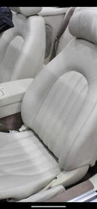 2001-2006 Jaguar XK8,XKR Front Leather/Vinyl Seat Covers - Picture 1 of 2
