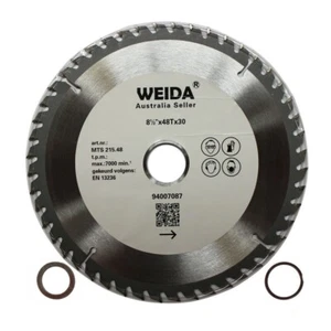 216mm 48T Wood Circular Saw Blade Cutting Disc 8-1/2” TCT 30/25.4mm 2.5mm K - Picture 1 of 7
