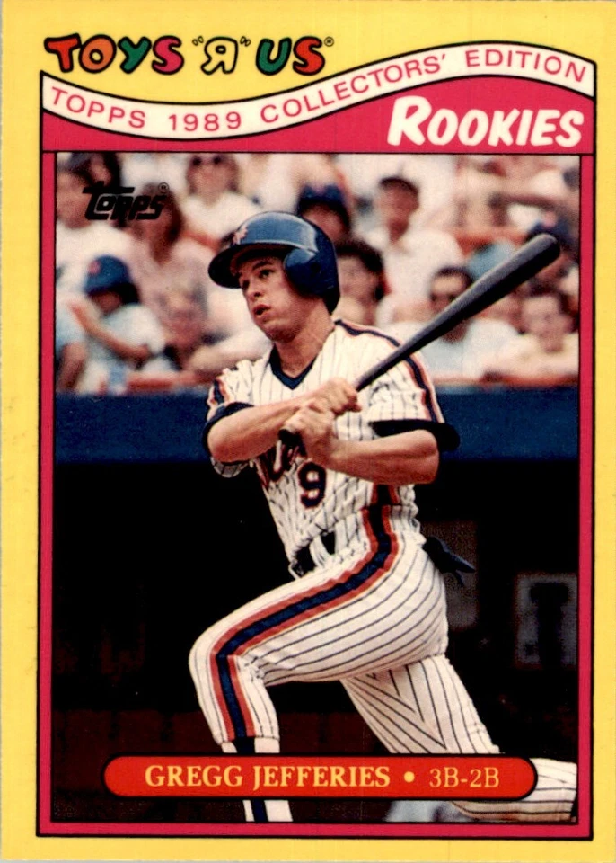 1989 Topps Toys'R'Us Rookies Gregg Jefferies Baseball Cards #15 - Image 1 of 2