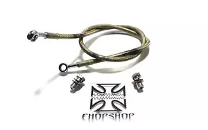 2006 06 07 SUZUKI GSXR 600 750 1000 13000 STEEL BRAKE LINE HOSE BANJO BOLT SET - Picture 1 of 6