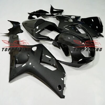 Kit de carrocería carenado pintado de fibra de carbono negro para Suzuki GSXR600/GSXR750 2001-2003 Foto 1 de 4