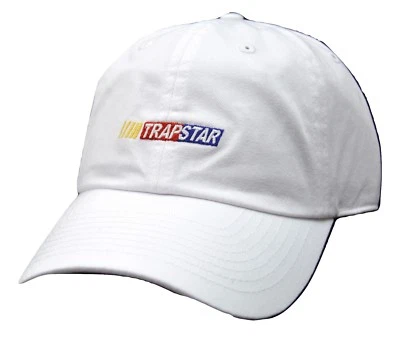 KB Ethos TRAPSTAR Logo Adjustable White Cotton Novelty Cap Dad Hat  - Image 1 of 4