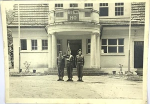 WW2 Era Army Photo Possibly 61st Infantry Brigade HQ in Italy 18x13cm (A) - Picture 1 of 1
