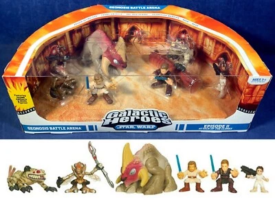 New GEONOSIS BATTLE ARENA Star Wars Galactic Heroes Figures REEK Warrior NEXU - Image 1 of 4