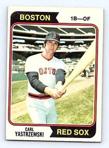 Carl Yastrzemski Vintage Baseball Card  #280 MLB 1974 Topps Yaz - Picture 1 of 2