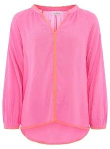CUORE GEMELLO bellissima tunica ricamo fluo rosa nuova - Foto 1 di 1