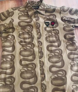 Hysteric Glamour Hemd Schlange Kurzarm Baumwolle Polyester Größenfrei Herren - Bild 1 von 6