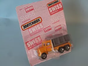 Matchbox Peterbilt Tipper Truck Losinger in Swiss BP 75mm selten - Bild 1 von 1