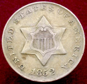 United States 3 Cents 1852 (H2804) - Picture 1 of 2