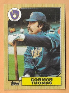 GORMAN THOMAS MILWAUKEE BREWERS #495 - TOPPS NM-MT 1987 - Picture 1 of 2