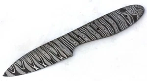 Custom Handmade Twisted  Damascus Steel Hunting Knife Blade Blank  - Picture 1 of 4