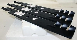 3 Mulching Mower Blades For 60" Deck Toro Exmark Hustler Super Z Commercial ZTR - Picture 1 of 3