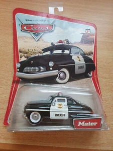 CARS - SHERIFF Desert Card - Mattel Disney Pixar error scritto mater nuovo - Foto 1 di 2