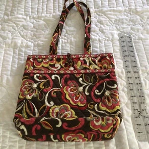 Vera Bradley Medium Shoulder Tote Bag Retired "Puccini" Pattern - Picture 1 of 7