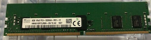 SK Hynix 8GB 1RX8 DDR4-3200 PC4-25600 ECC RDIMM Server RAM - HMA81GR7CJR8N-XN - Image 1 of 1