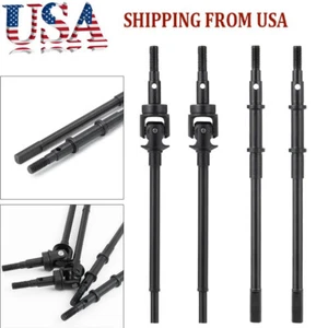 CNC Metal Front & Rear Axle CVD Drive Shaft For 1/10 RC AXIAL SCX10 II 90046 47 - Picture 1 of 11