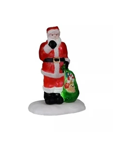 2022 Lemax Santa Is Here - Lightable Santa Blow Mold Christmas Village Figurine - Picture 1 of 3