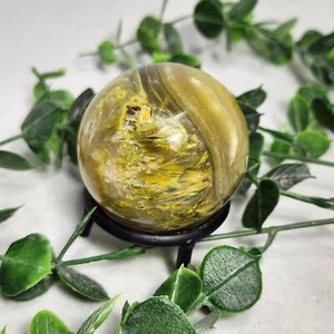 Schöne Hummel Jaspis Kugel - Bild 1 von 9